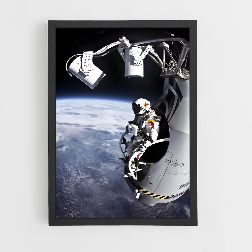 Poster Vue d'Étoiles – affiche Parachutisme (vue 2)